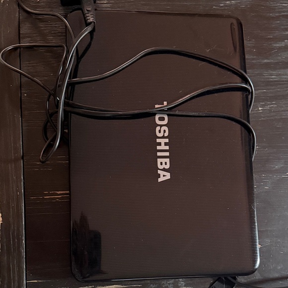 Toshiba Sleek Black Notebook